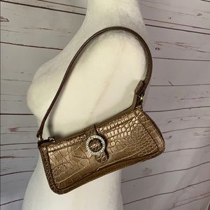 Gold Vinyl Purse